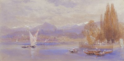 Lake Geneva by Myles Birket Foster